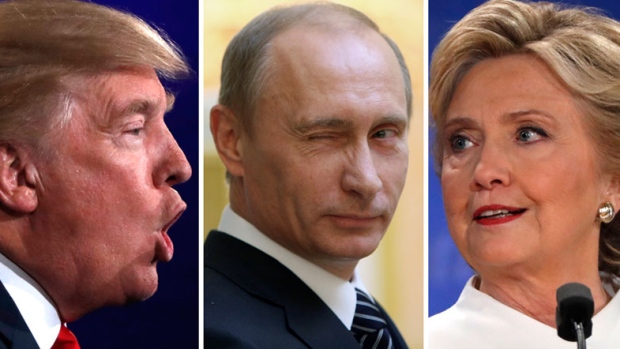 clinton trump-putin